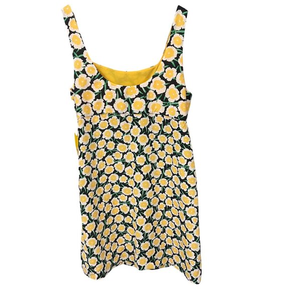 Diane Von Furstenberg Women Cottagecore Floral Shift Dress Size 12 Spring Resort - Picture 2 of 12